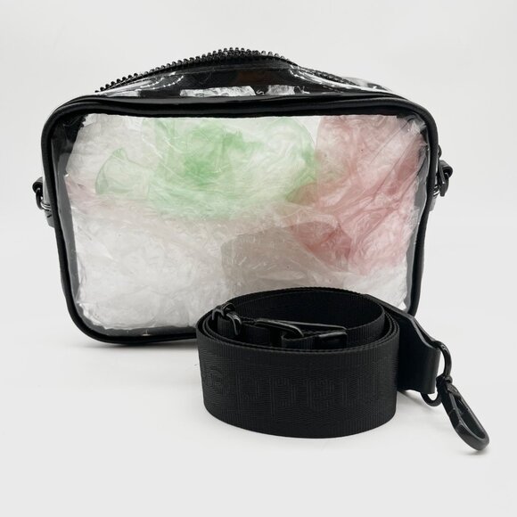 Madden Girl Clear Ryann Camera Crossbody Bag - Picture 2 of 12